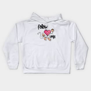 Follow your heart Kids Hoodie